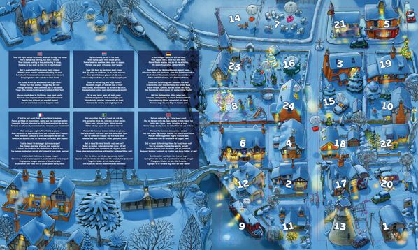WASGIJ JIGSAW ADVENT CALENDAR 24 X 54 PIECES - CHRISTMAS #70-00468