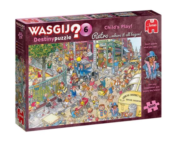 WASGIJ DESTINY RETRO NO 6 ROSE CASSE-TÊTE 1000 PIÈCES - JEUX D'ENFANTS! #70-25015