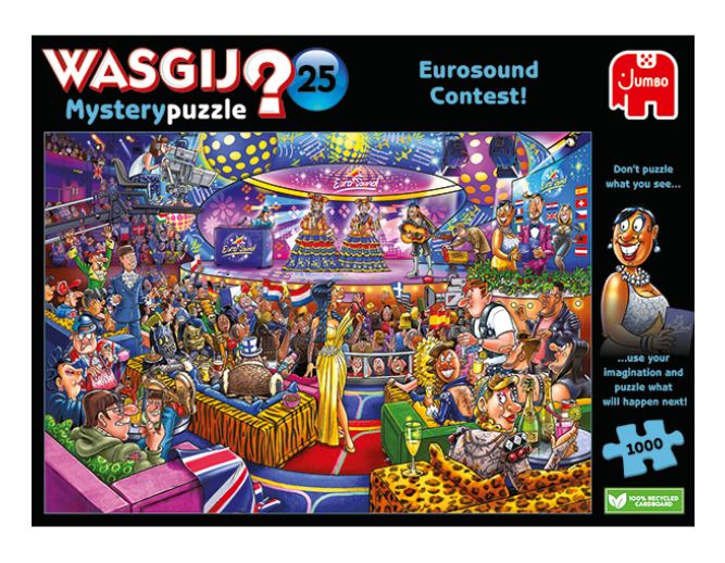 WASGIJ MYSTERY NO 25 BLEU CASSE-TÊTE 1000 PIÈCES - CONCOURS EUROSOUND ! #70-00591