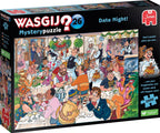 WASGIJ MYSTERY NO 26 BLEU CASSE-TÊTE 1000 PIÈCES - DATE NIGHT (SAINT-VALENTIN) #70-00592
