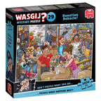 WASGIJ MYSTERY NO 29 BLEU CASSE-TÊTE 1000 PIÈCES - UN FISCO EMBARRASSANT! #70-00513