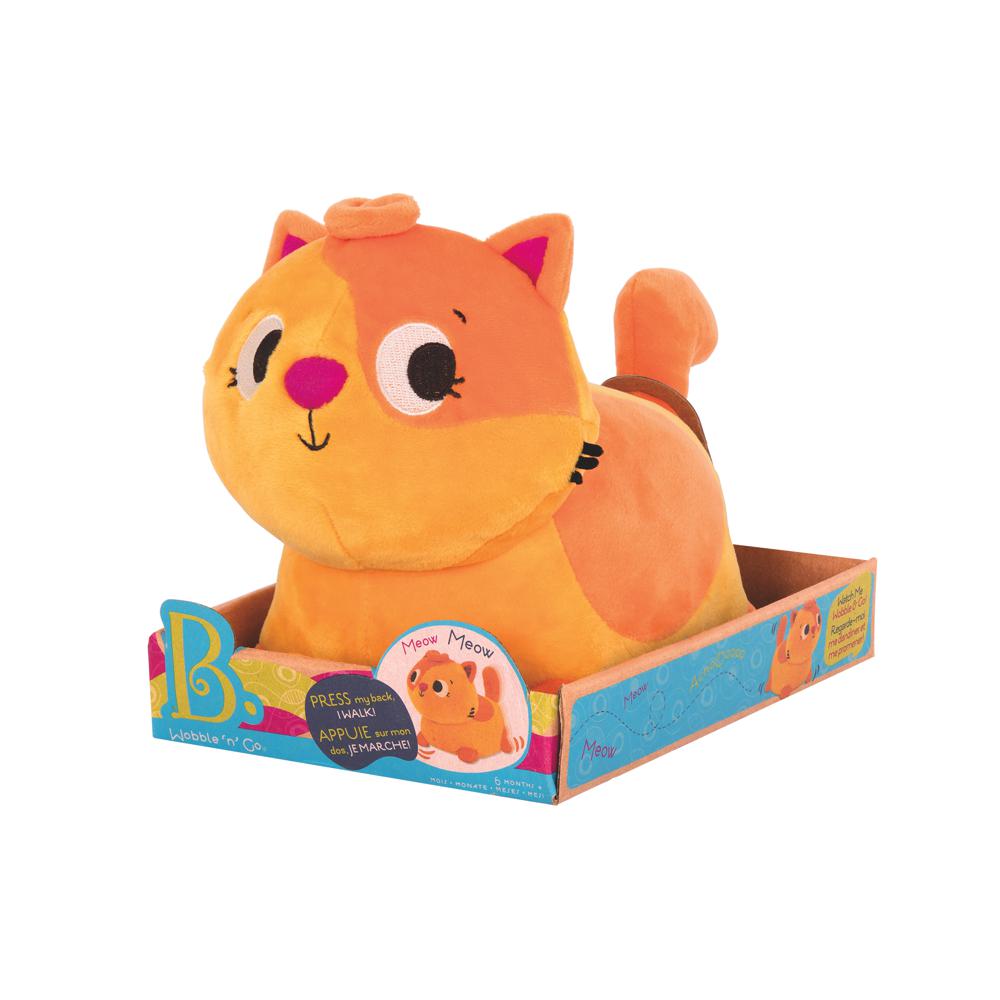 BATTAT BABY - GIGGLY JIGGLER CHAT LOLO WOBBLE 'N' GO ORANGE - TOP 10