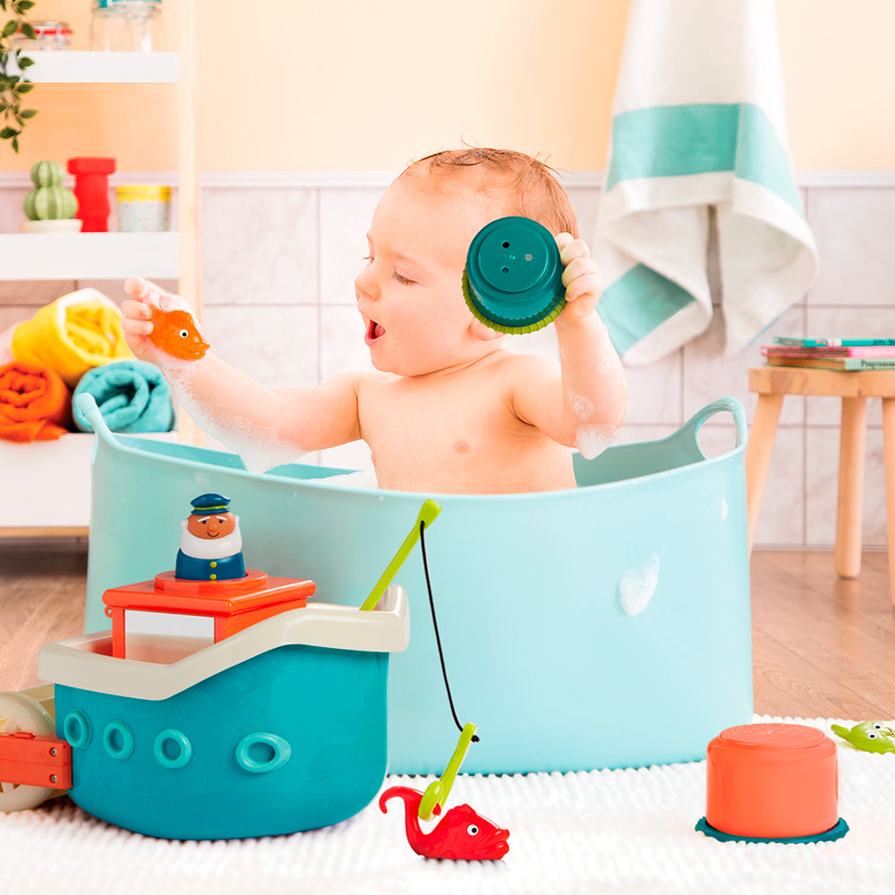 BATTAT - BATEAU DE PÊCHEUR "FISH N SPLISH" (JOUET POUR LE BAIN)