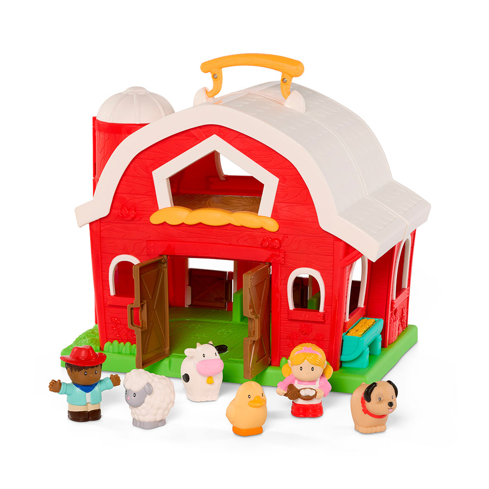 BATTAT - GRANDE FERME ROUGE ET FIGURINES BATTAT