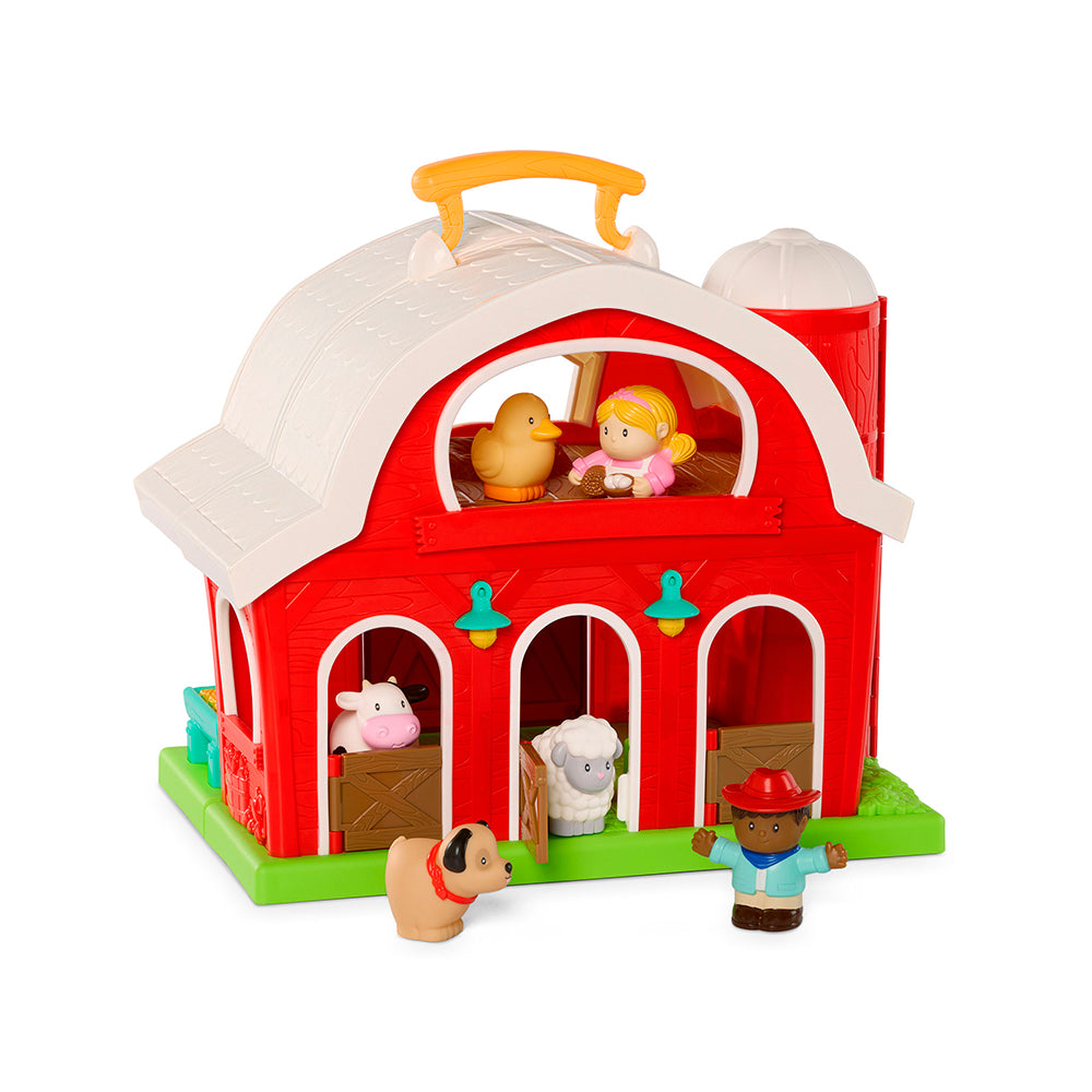 BATTAT - GRANDE FERME ROUGE ET FIGURINES BATTAT