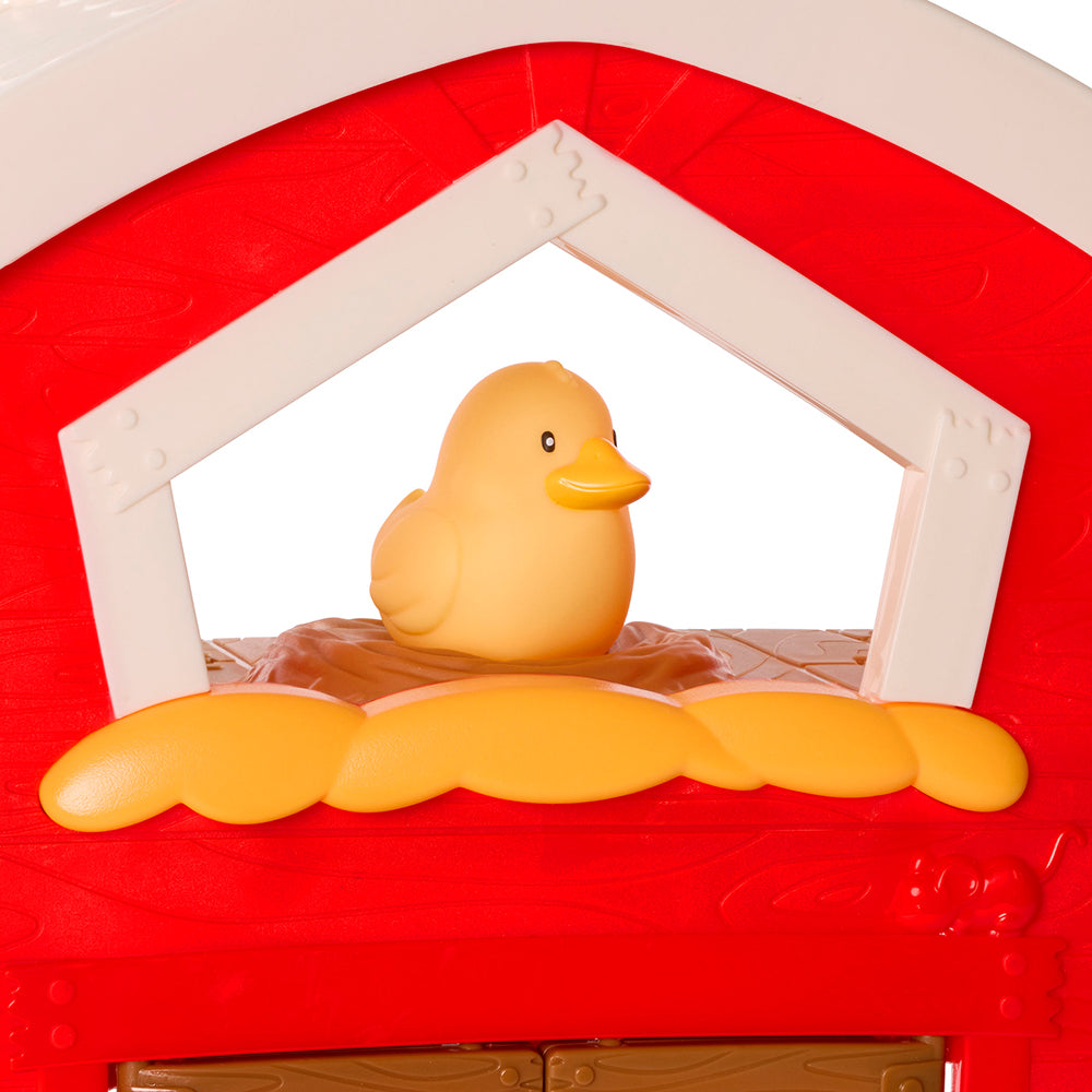 BATTAT - GRANDE FERME ROUGE ET FIGURINES BATTAT