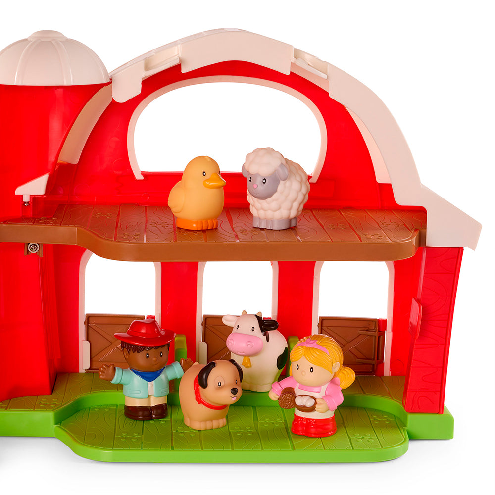 BATTAT - GRANDE FERME ROUGE ET FIGURINES BATTAT