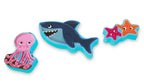 BATTAT WOODY - CASSE-TÊTE DE BOIS 8 PIÈCES - CHUNKY "PEEK & EXPLORE" SOUS LA MER #BX2215