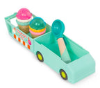 BATTAT WOODY - ENSEMBLE CAMION À CRÈME GLACÉE "SWEET SCOOPS"