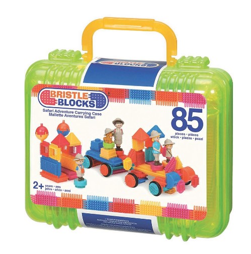 BATTAT BRISTLE BLOCKS - MALLETTE SAFARI 85 PIÈCES