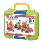 BATTAT BRISTLE BLOCKS - MALLETTE SAFARI 85 PIÈCES