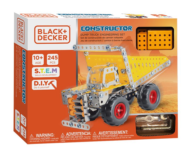 CONSTRUCTOR - CAMION-BENNE - 245 PIÈCES (MECCANO)