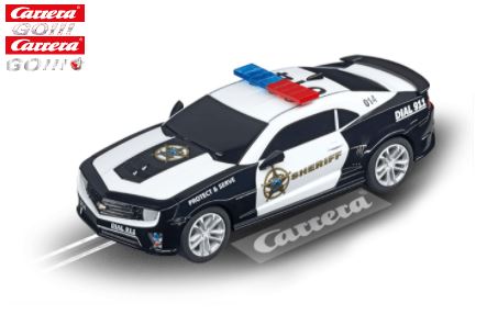 2015 CHEVROLET CAMARO ZL1 ''VOITURE DE POLICE'' POUR PISTE DE COURSE CARRERA GO!