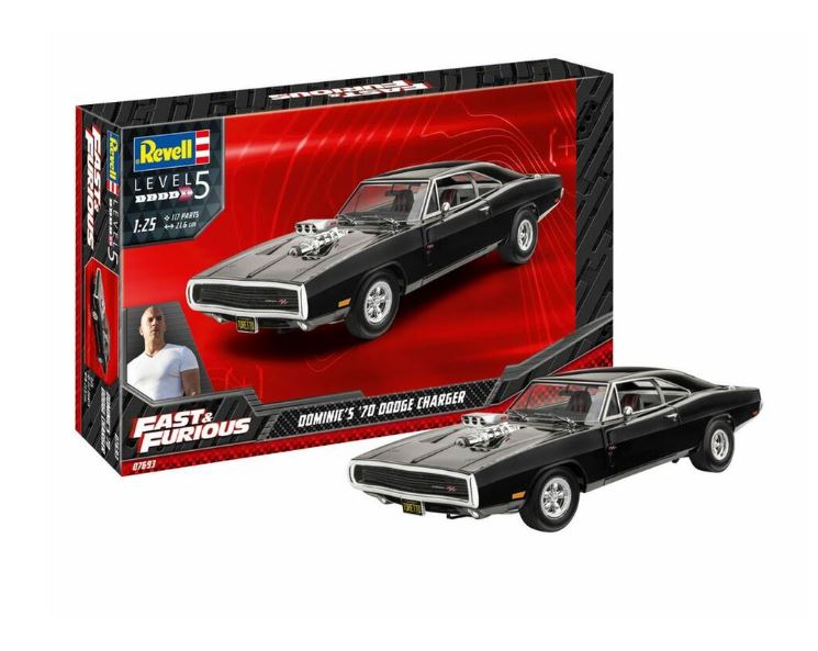 MODEL KIT - FAST & FURIOUS - DOMINIC'S 1970 DODGE CHARGER 1/25 SCALE #5