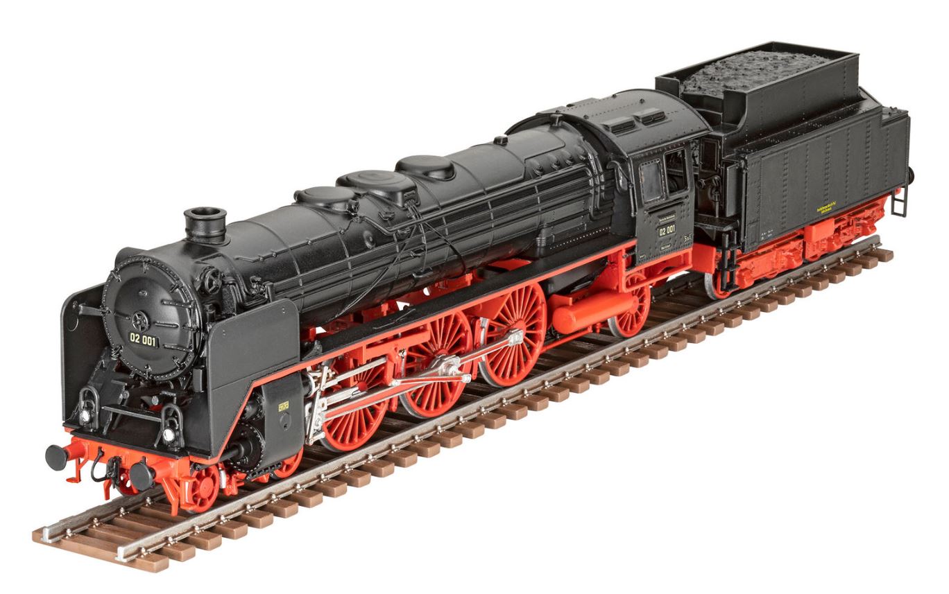 MODÈLE À COLLER - LOCOMOTIVE EXPRESS BR 02 & TENDER 2'2'T30 1:87 NIVEAU 4