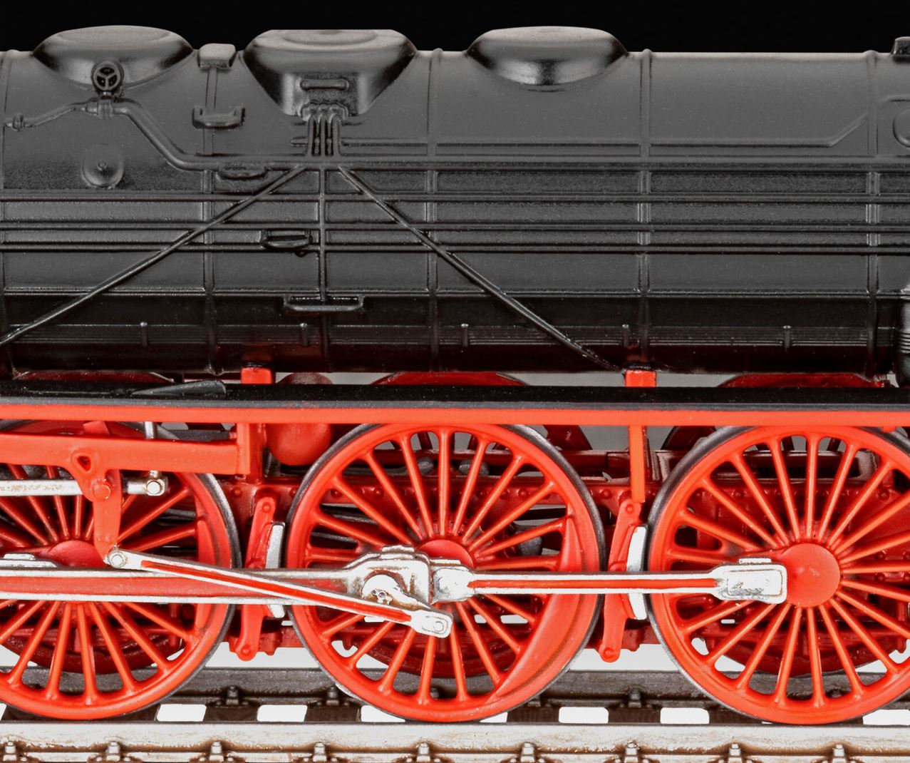 MODÈLE À COLLER - LOCOMOTIVE EXPRESS BR 02 & TENDER 2'2'T30 1:87 NIVEAU 4