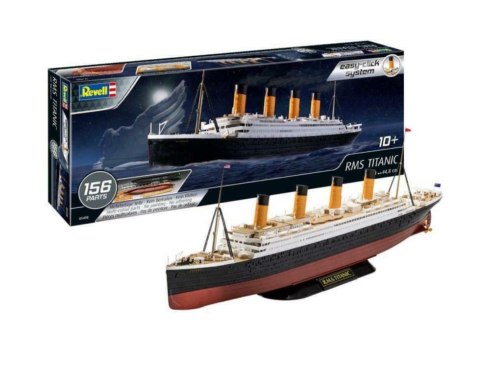 GLUE-TOGETHER MODEL - RMS TITANIC 156 PARTS REVELL LEVEL #2