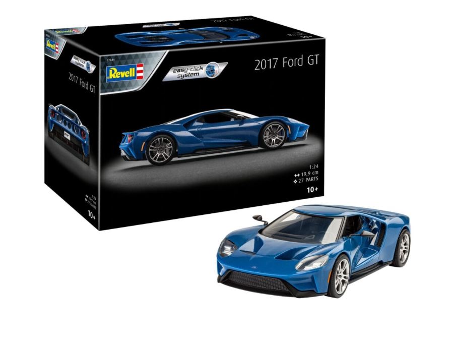 MODÈLE À COLLER - VOITURE FORD GT 2017 EASY CLICK 1/24 NIVEAU DÉBUTANT