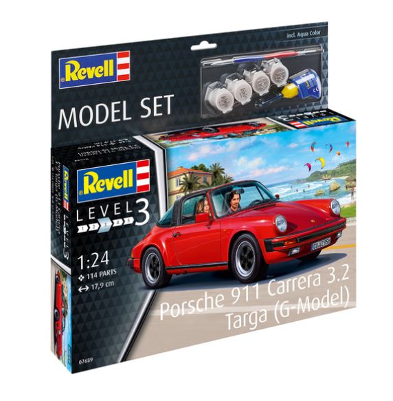 GLUE-TOGETHER MODEL - PORSCHE 911 CARRERA 3.2 TARGA (G-MODEL) LEVEL 3