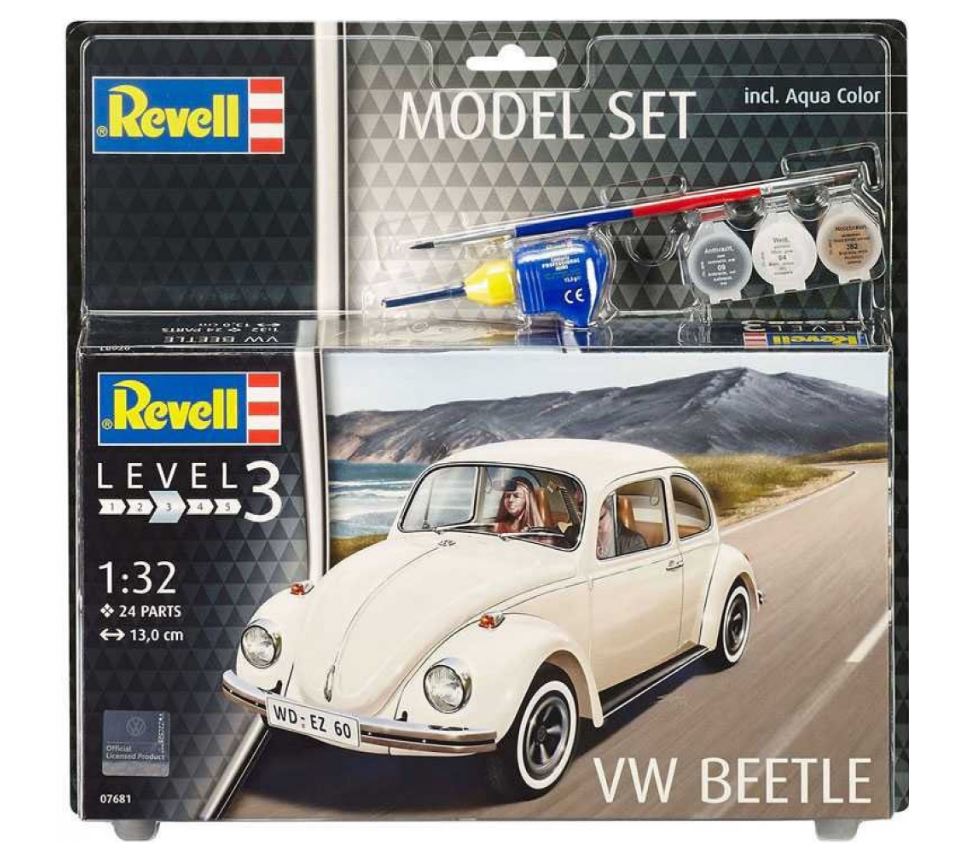 MODÈLE À COLLER - VOLKSWAGEN BEETLE NIVEAU 3