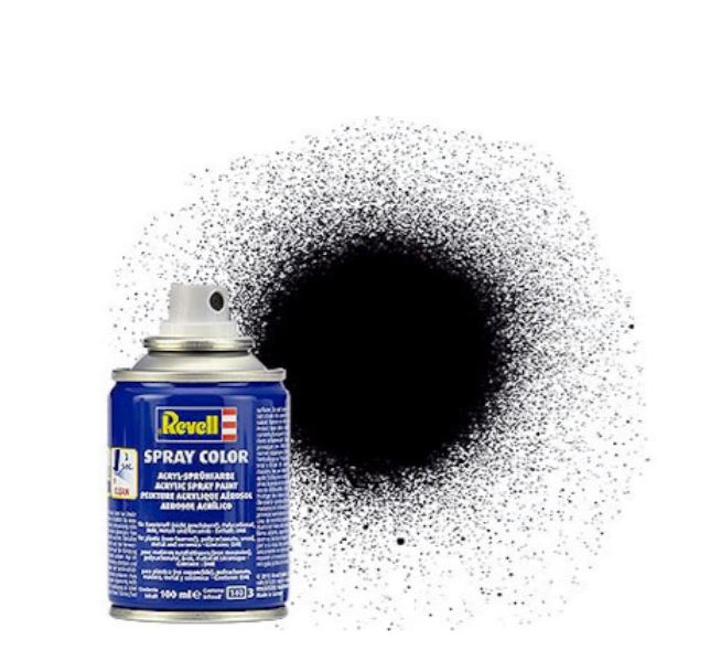 100 ML MATTE BLACK AEROSOL PAINT (SPRAY)