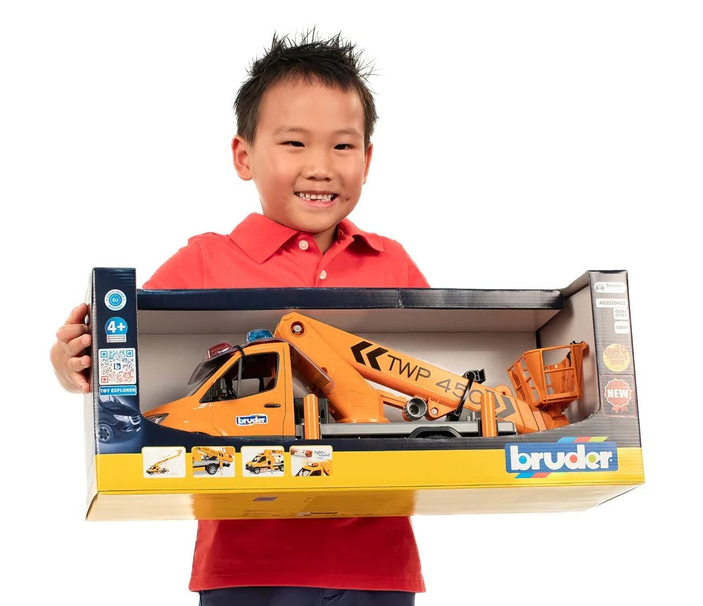 BRUDER - MERCEDES BENZ SPRINTER TRUCK WITH LADDER, SOUND AND LIGHT MODULE #02679