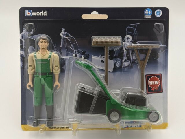 BRUDER - BWORLD GARDENER WITH LAWN MOWER