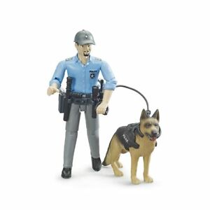 BRUDER - BWORLD POLICIER AVEC CHIEN