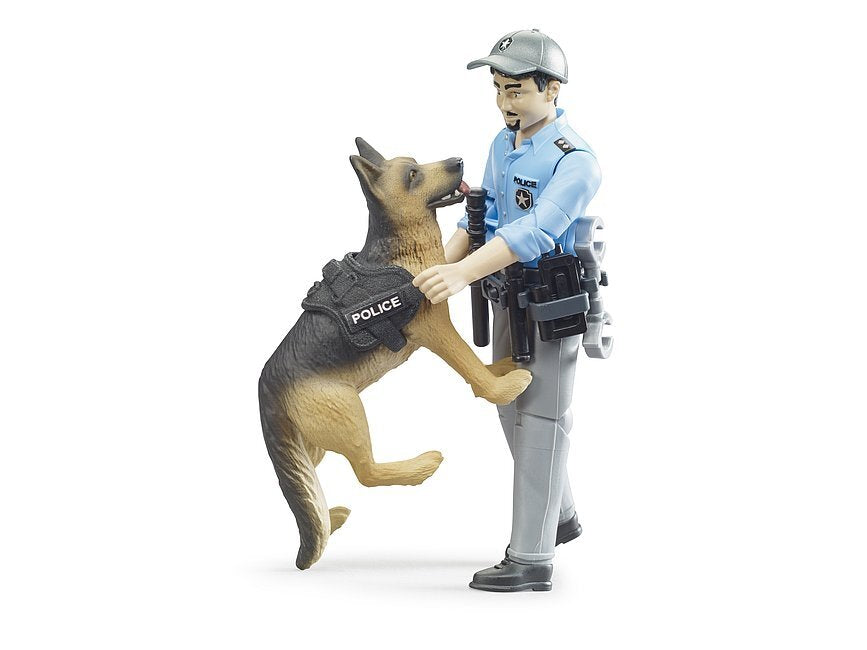 BRUDER - BWORLD POLICIER AVEC CHIEN