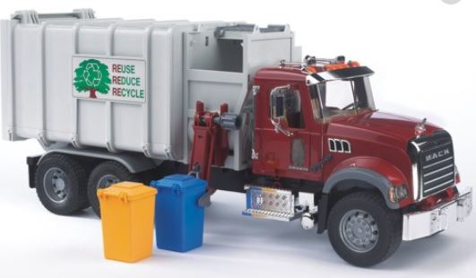 BRUDER - MAN TGS RECYCLING TRUCK #02811