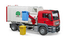 BRUDER - CAMION DE RECYCLAGE ROUGE #03761