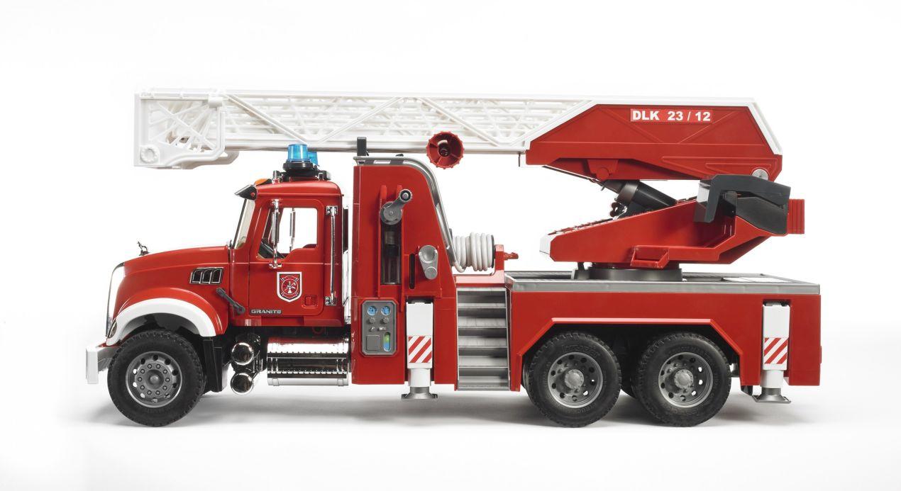 BRUDER - CAMION POMPIER DLK #02821
