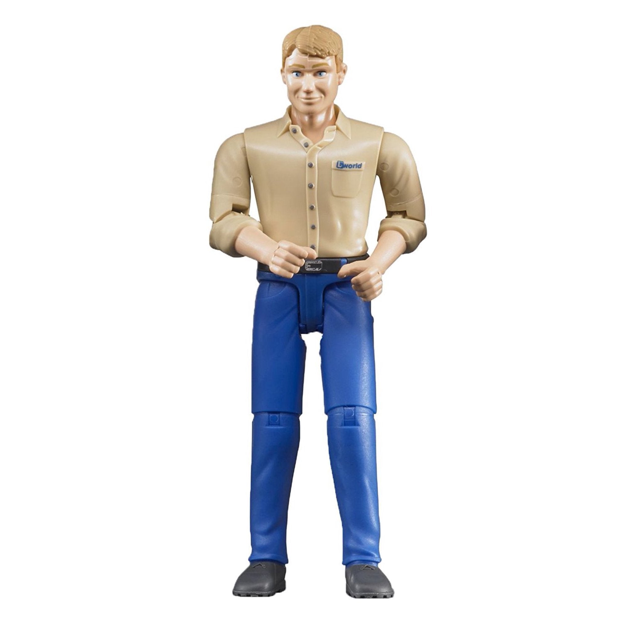 BRUDER - HOMME PANTALON BLEU CHEMISE BEIGE #60006
