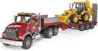 BRUDER - MACK CAMION ET CHARGEUSE JCB #02813