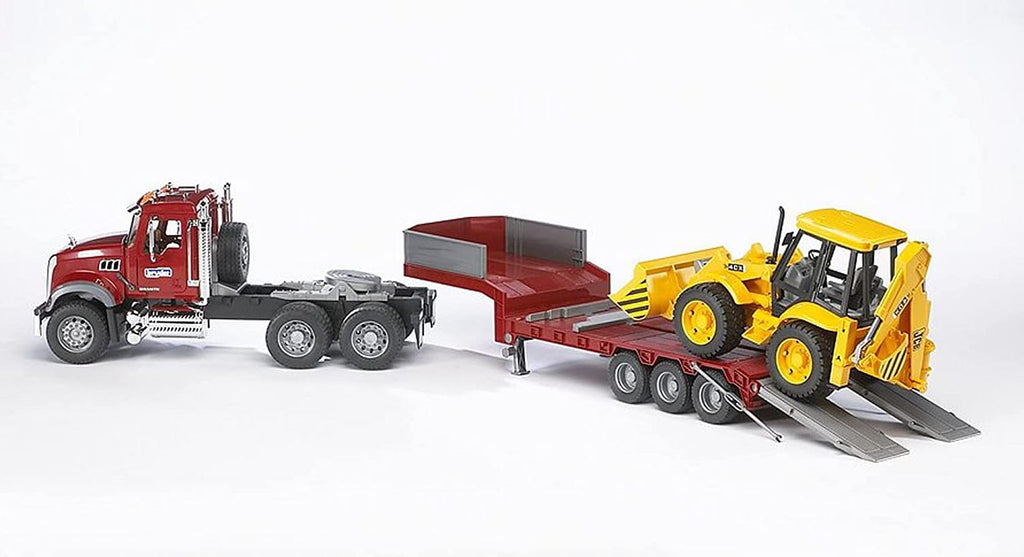 BRUDER - MACK CAMION ET CHARGEUSE JCB #02813