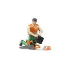 BRUDER - OUVRIER FORESTIER AVEC ACCESSOIRES #60030