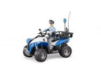 BRUDER - QUATRE ROUES DE POLICE AVEC OFFICIER #63011