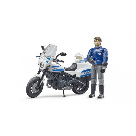 BRUDER - SCRAMBLER DUCATI BWORLD POLICE MOTORCYCLE
