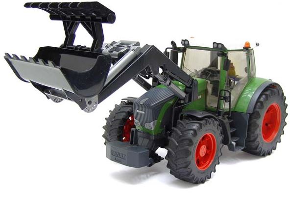BRUDER – TRACTEUR FENDT 936 VARIO AVEC CHARGEUR AVANT 1/16 #03041