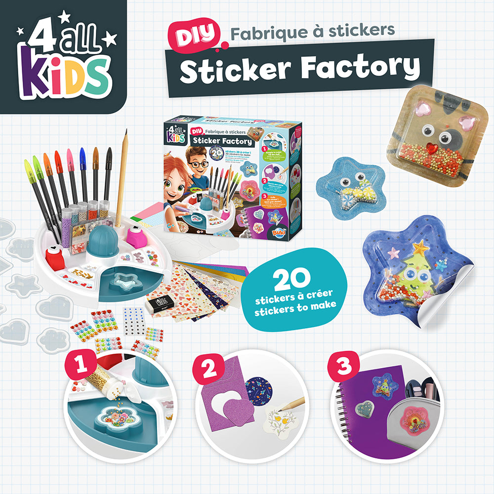BUKI FRANCE 4 ALL KIDS - STICKER FACTORY