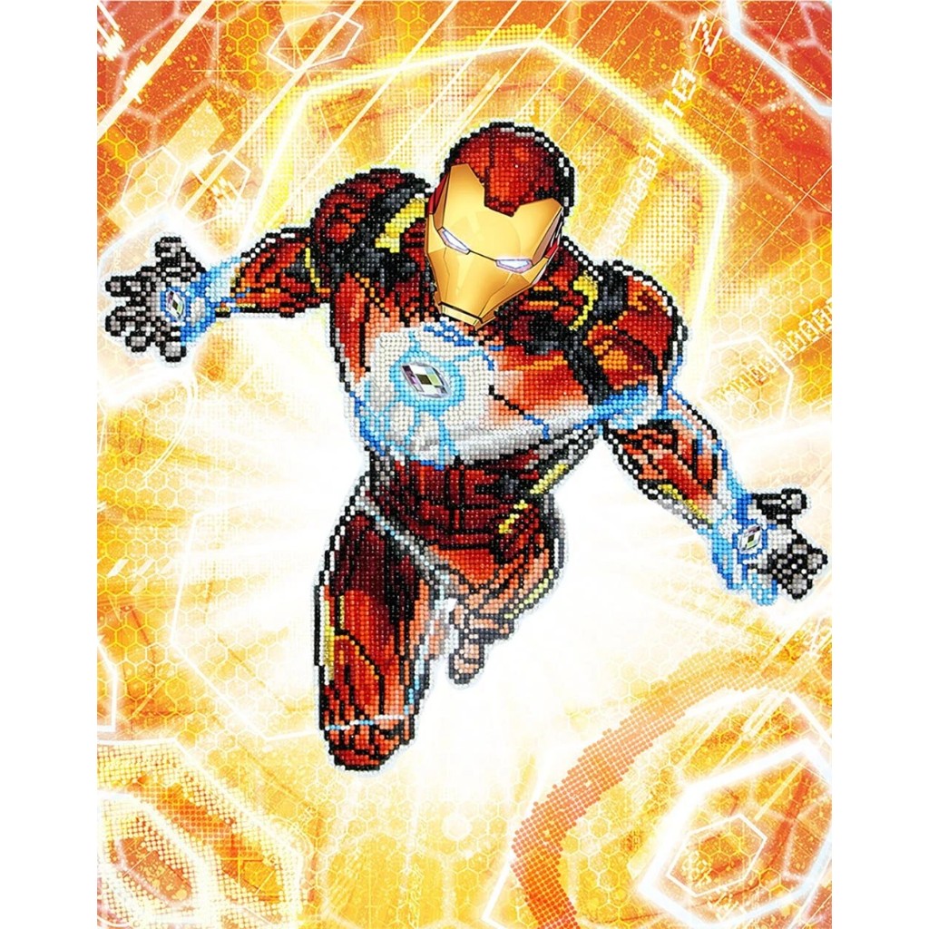 DIAMOND DOTZ CAMELOT - IRON MAN BLAST OFF