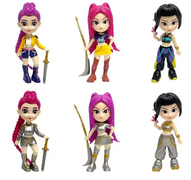 K-POP WARRIORS - KPOP DEMON HUNTERS KEYCHAINS (4"/10 CM) (BLIND BAG) ASST