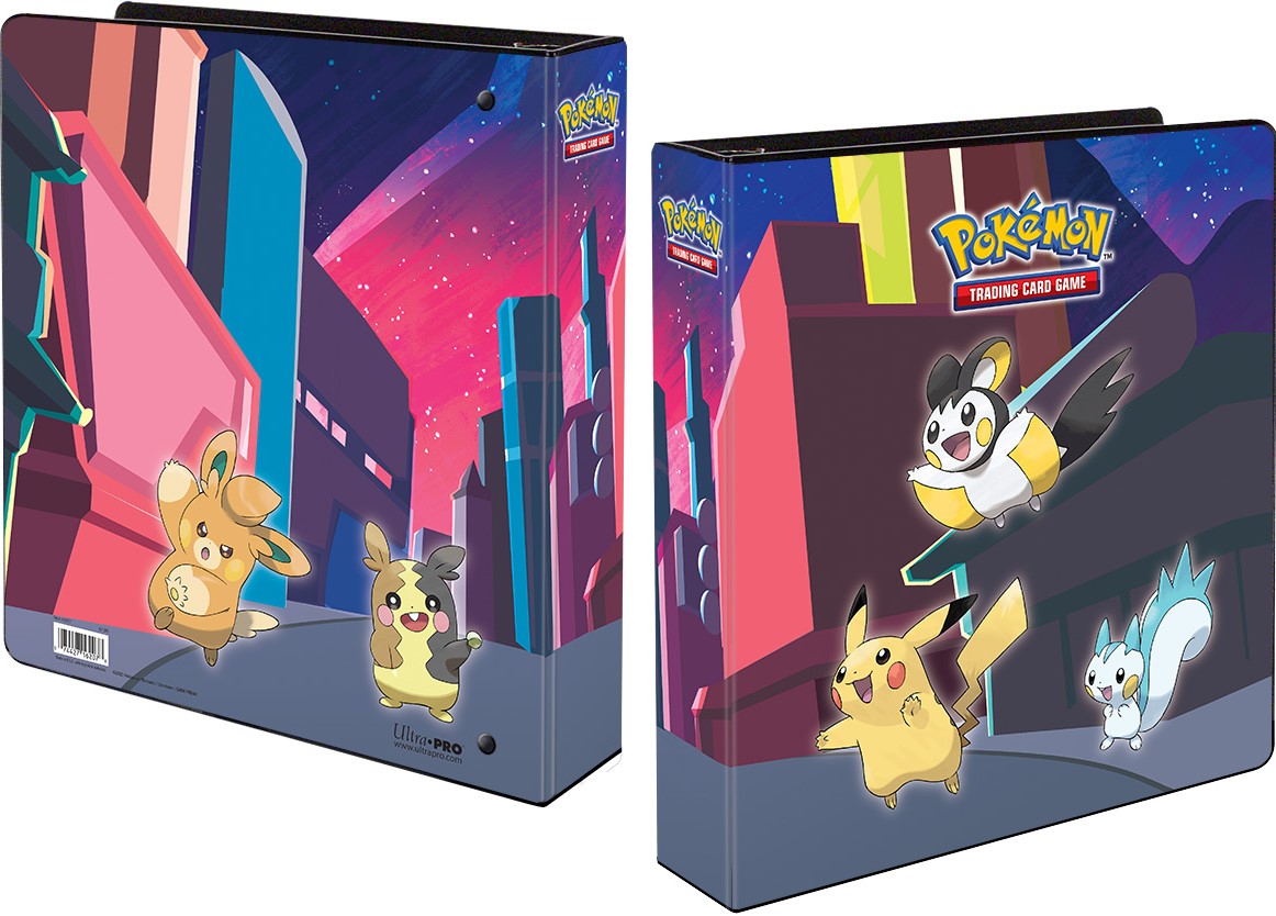 POKÉMON CARD BINDER - SHIMMERING SKYLINE PIKACHU, PAWMO, MORPEKO, EMOLGA AND PACHIRISU