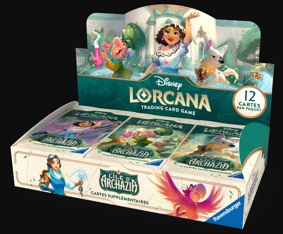 CARTES DISNEY LORCANA - ARCHAZIA'S ISLAND - BOOSTER ASST - Version française