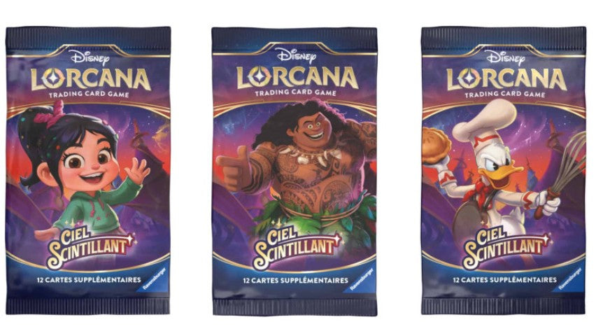 CARTES DISNEY LORCANA - BOOSTER CIEL SCINTILLANT ASST - Version française