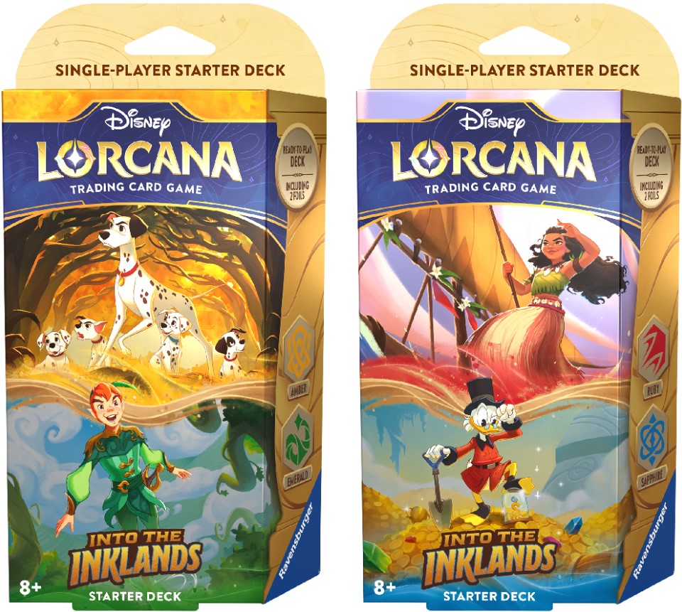 CARTES DISNEY LORCANA - INTO THE INKLANDS - STARTER DECK ASST - Version anglaise