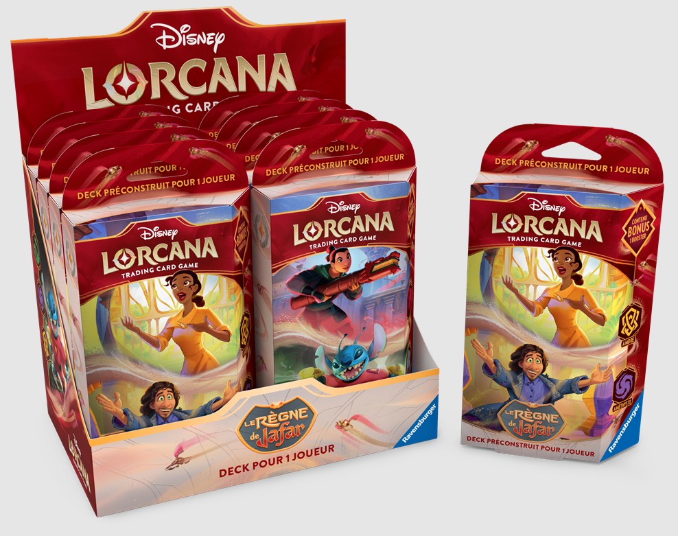 CARTES DISNEY LORCANA - LE RÈGNE DE JAFAR - DECK DE DÉMARRAGE ASST - Version française