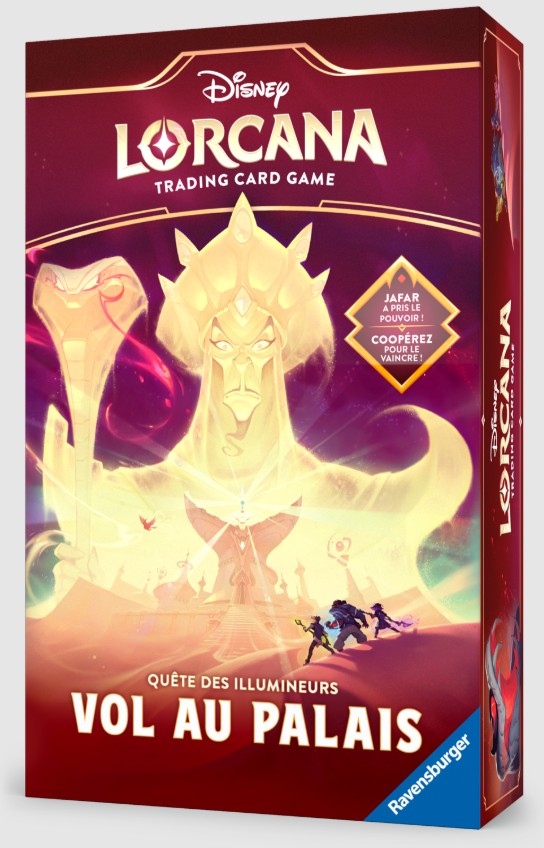CARTES DISNEY LORCANA - LE RÈGNE DE JAFAR QUÊTE DES ILLUMINEURS VOL AU PALAIS - Version française