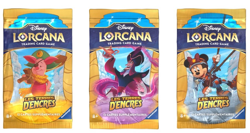 CARTES DISNEY LORCANA - LES TERRES D'ENCRES - BOOSTER ASST - Version française
