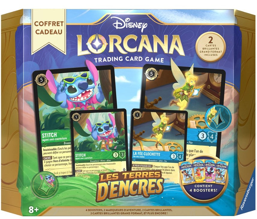 CARTES DISNEY LORCANA - LES TERRES D'ENCRES - COFFRET CADEAU - Version française